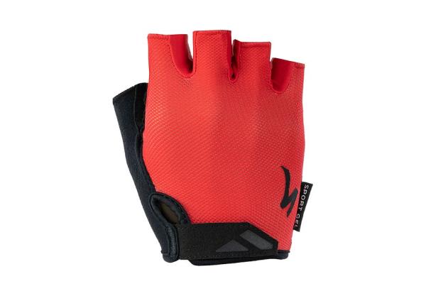 Specialized Men's Body Geometry Sport Gel Short Finger Gloves M Red