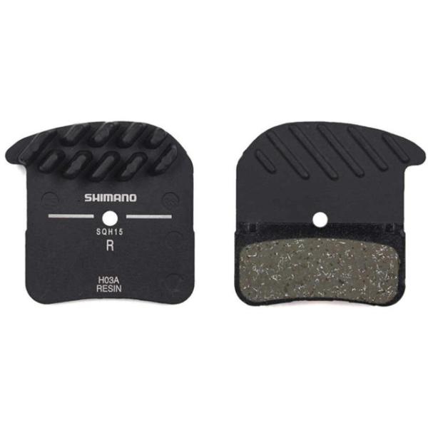 Shimano Saint Disc Bremsbelag Harz H03A-RF BP-H03ARF Paar Alloy  Schwarz Silber