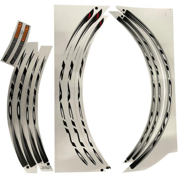 Fulcrum Klebersatz VR/HR Racing Zero Dark R0-LAB11CBDK  Schwarz