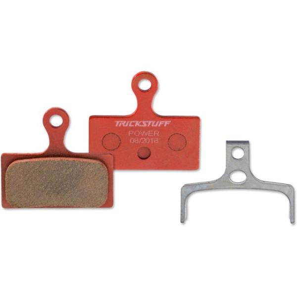 Trickstuff Bremsbelag 250 Power 1 Paar, XTR M9000/M9020/M987, XT M8000/M785, SLX M675/M666  Rot Silber