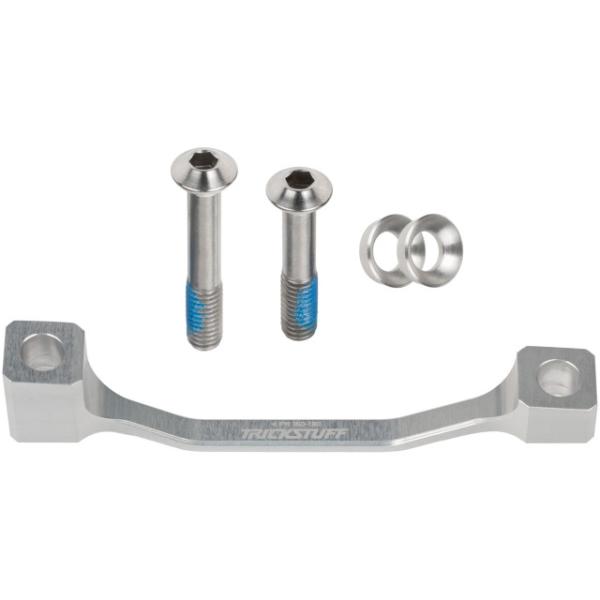 Trickstuff Postmount Adapter 160/180 Silber inkl. Titanschrauben  Silber