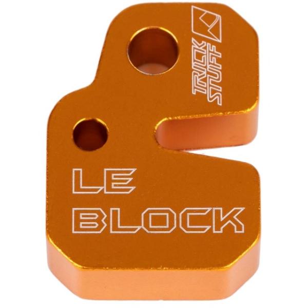 Trickstuff Bleed-Block, Entl&uuml;ftungshilfe Aluminium, orange  Orange