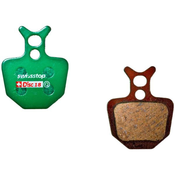 SwissStop Bremsbelag Disc 18 C Formula 1 Paar/ORO  Gr&uuml;n Braun