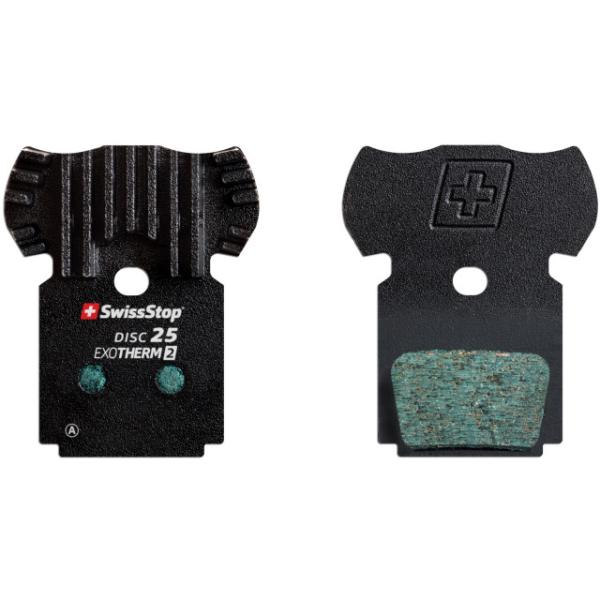 SwissStop Bremsbelag Disc 25 Formula EXOTherm 2 1 Paar/RO/T1/R1 Racing/R1/C1/CR3/T1/RO/Meg  Schwarz