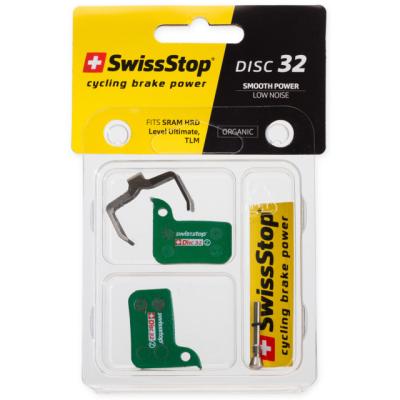 SwissStop Bremsbelag Disc 32 C SRAM 1 Paar, HRD, eTap HRD, Level Ultimate, Level TLM  Gr&uuml;n Braun Produktbild 1