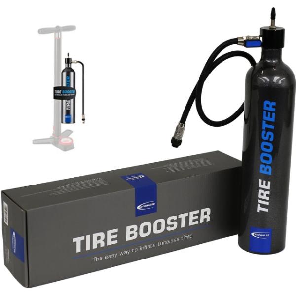 Schwalbe Tire Booster 6080 inkl. Halteriemen  Schwarz, Blau