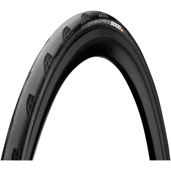 Continental Grand Prix 5000 700x25C 25-622 Falt BlackChili schwarz  Schwarz 28 Zoll x 25 mm, 25-622