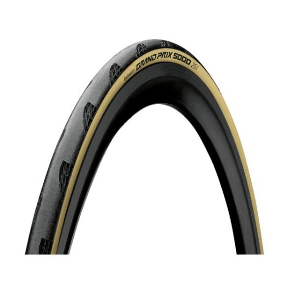 Continental Grand Prix 5000 700x28C 28-622 Falt BlackChili cream  Creme 28 Zoll x 28 mm, 28-622