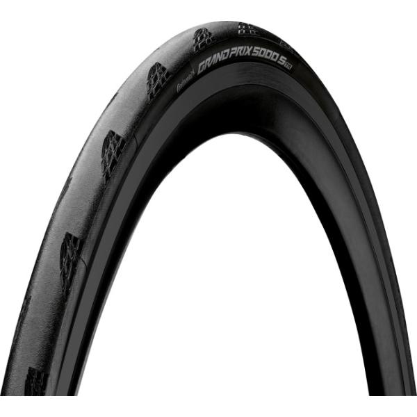 Continental Grand Prix 5000S TR 700x25C 25-622 Falt BlackChili schwarz  Schwarz 28 Zoll x 25 mm, 25-622