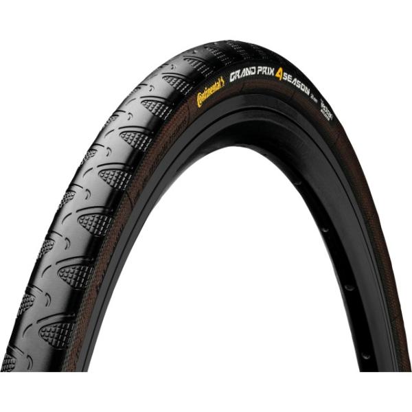 Continental Grand Prix 4-Season 700x28C 28-622 Falt BlackChili schwarz  Schwarz 28 Zoll x 28 mm, 28-622