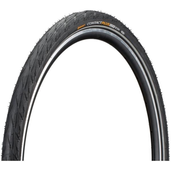 Continental Contact Plus City Reflex E-50 27.5x2.20 56-584 Draht schwarz  Schwarz 27.5 Zoll x 2.20 Zoll, 55-584