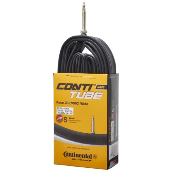 Continental Schlauch Road Race Wide 28 700x25-32C 25/32-622/630 Ventil 42mm  Black 28 20 &ndash; 25 x 20 &ndash; 25 mm