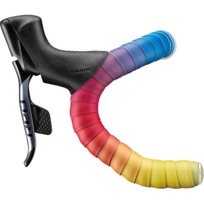 Ciclovation Lenkerband Poly Touch Ombre 3.0mm PU Based 2000x30mm regenbogen  Ombre Rainbow 200 cm Produktbild 1