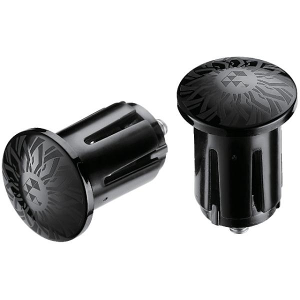 Ciclovation Lenkerendkappen UFO Turbo Kunststoff schwarz  Schwarz