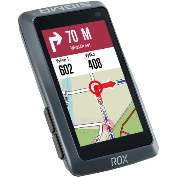 Sigma Computer ROX 12.1 EVO GPS Sensor Set 150+ Funktionen/kabellos/wasserdicht/grau  Schwarz