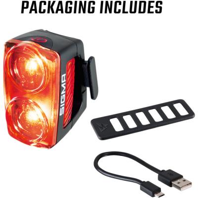 Sigma R&uuml;cklicht Buster 150 RL inkl. USB-C Ladekabel Clip Halterung schwarz  Schwarz  150 Lumen Produktbild 1