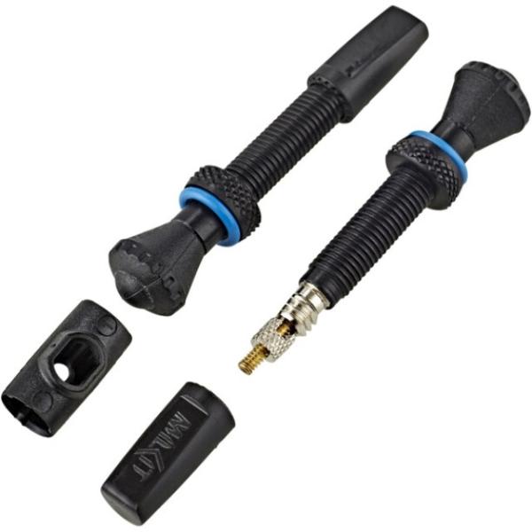 milKit TL Ventil Valve Pack 35 35mm Ventile 2 Stk.  Schwarz, Blau 35 mm