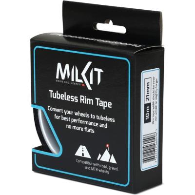 milKit Felgenband TL Rim Tape 21mm 10m schwarz  Schwarz Produktbild 1