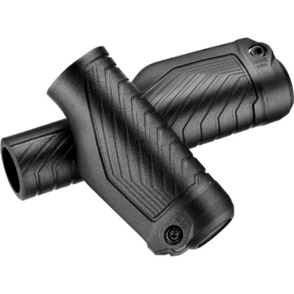 VP Lenkergriffe Ergo Comfort Trekking f&uuml;r Enviolo schwarz 138mm/98mm, VPG-ER07S  Schwarz 138 mm