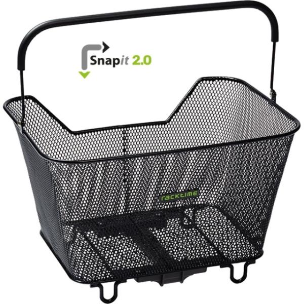 Racktime Gep&auml;cktr&auml;gerkorb Bask it small Snap it 2.0 42x30x27cm schwarz