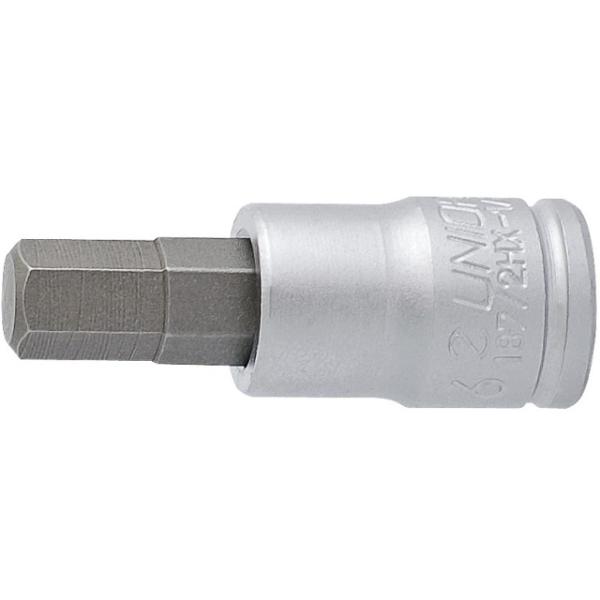 Unior "Schraubendrehereinsatz 1/4"" mit HX Profil" 6  Silber 32 mm