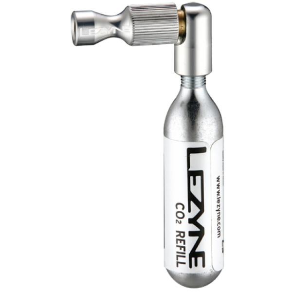 Lezyne CO2 Minipumpe Trigger Drive Co2 Silver 1 x 16g Cartridge, 63g  Silver