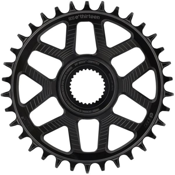 Ethirteen Kettenblatt Helix Race e*spec  DM 11/12 fach 32Z 15mm offset CL 57mm schwarz  Schwarz 32 Z&auml;hne