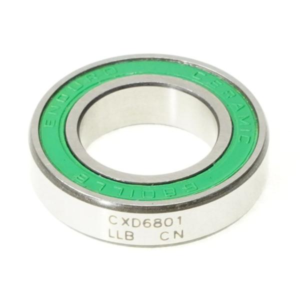 Enduro Bearings Kugellager CXD 6801 LLB XD-15 Ceramic 12x21x5 Hub Bearing  Silber, Gr&uuml;n 12 mm x 21 mm x 5 mm