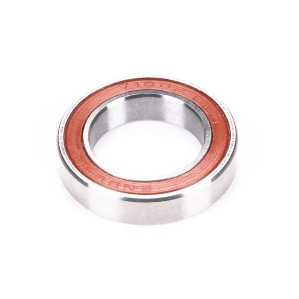 Enduro Bearings Kugellager 71802 LLB ABEC 5 15x24x5 Hub Bearing  Silber, Rot 15 mm x 24 mm x 5 mm
