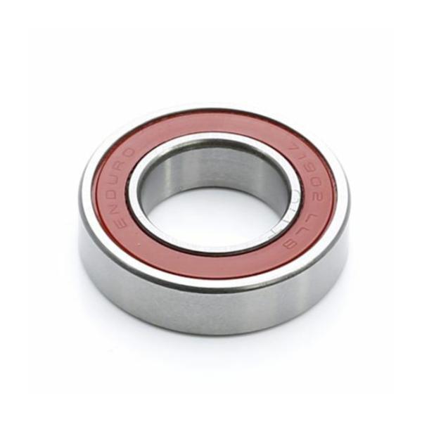 Enduro Bearings Kugellager 71902 LLB ABEC 5 15x28x7 Hub Bearing  Silber, Rot 15 mm x 28 mm x 7 mm