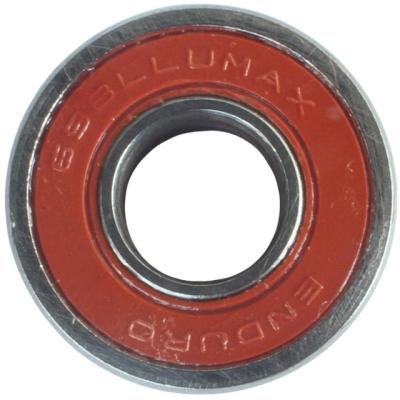 Enduro Bearings Kugellager 698 LLU MAX ABEC 3 8x19x6 Suspension Bearing (Rocky Mountain)  Silber, Rot 8 mm x 19 mm x 6 mm Produktbild 1