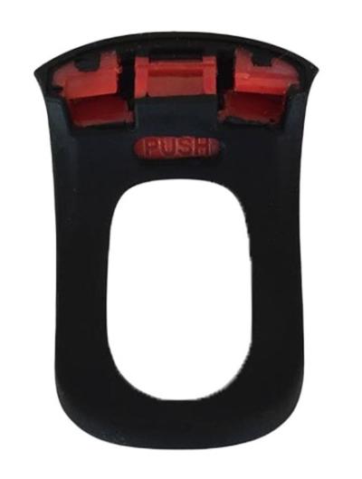 Knog Scheinwerferhalter Silicon f&uuml;r Road kurz schwarz  Produktbild 1