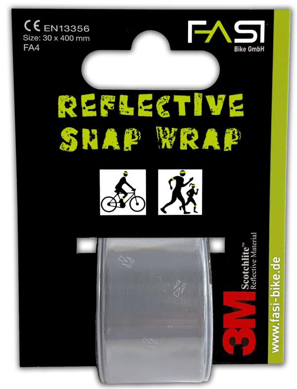 Fasi Snap Wrap Reflektorband 30 mm weiss 