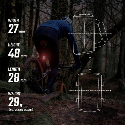 Sigma R&uuml;cklicht Buster RL 80 USB LED schwarz  Produktbild 4