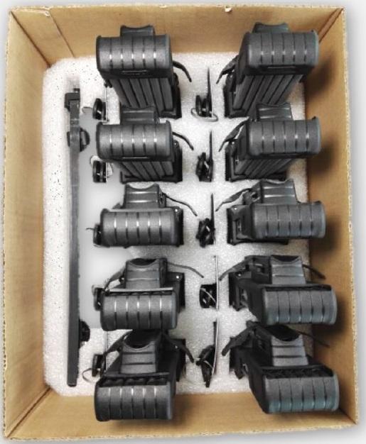 Abus Faltschloss Bordo Combo 6000C/90 Code SH 6000/90 schwarz Set &agrave; 10 Stk. 