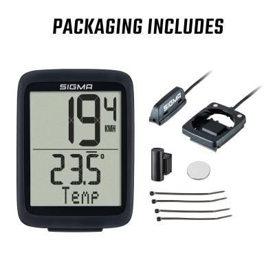 Sigma Computer BC 10.0 WR kabelgebunden schwarz/weiss  Produktbild 2