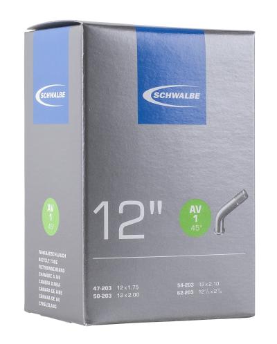 Schwalbe Schlauch AV1 45&deg; 12" 47/62-203 Autoventil  Produktbild 1