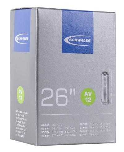 Schwalbe Schlauch AV12 26" 32/47-559/597 Autoventil  Produktbild 1