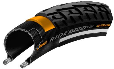 Continental Pneu RideTour 700x42C Starr mit Reflexstreifen black  Produktbild 1