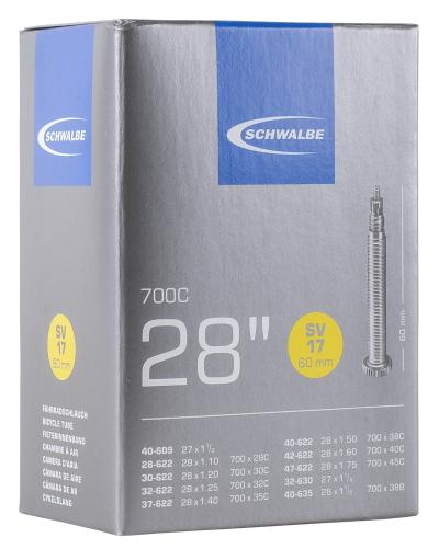 Schwalbe Schlauch SV17 28" 28/47-609/635 Prestaventil 60 mm  Produktbild 1