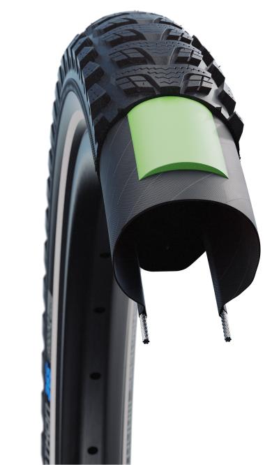 Schwalbe Pneu Marathon 365 700x35C starr mit Reflexstreifen black  Produktbild 1