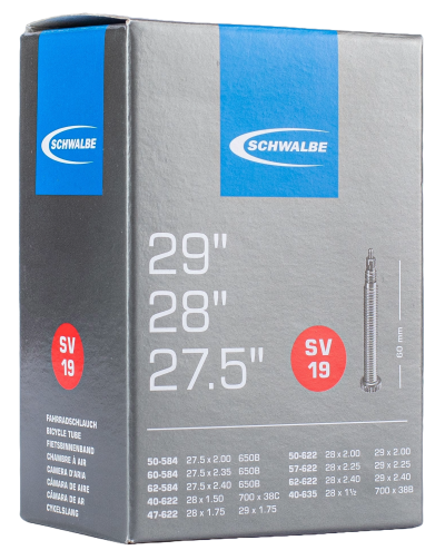 Schwalbe Schlauch SV19 27.5-29" 40/62-584/635 Prestaventil 60mm  Produktbild 1