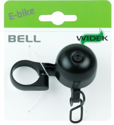 Widek Glocke E-bike bell all black 22.2mm schwarz auf Karte  Produktbild 1