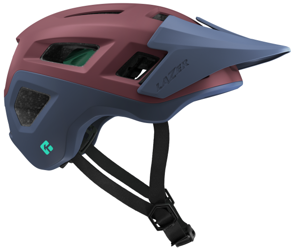 LAZER Unisex MTB Coyote KinetiCore Helm cosmic berry blue S