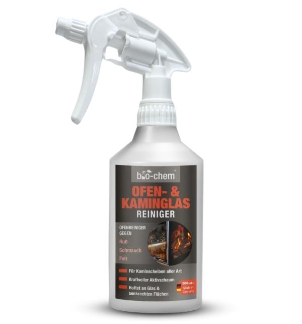 Bio-Chem Ofen- & Kaminglasreiniger 500 ml mit Spr&uuml;hkopf 