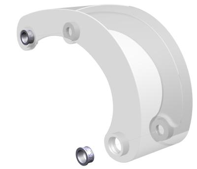 Bosch Rahmenh&uuml;lsen zu Antriebseinheit BDU31YY / BDU38YY 2 St&uuml;ck  Produktbild 1