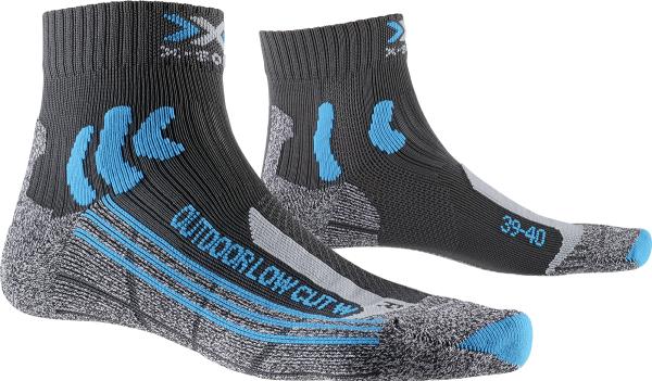 X-SOCKS Women Trek Outdoor low cut anthracite/turquoise 37-38