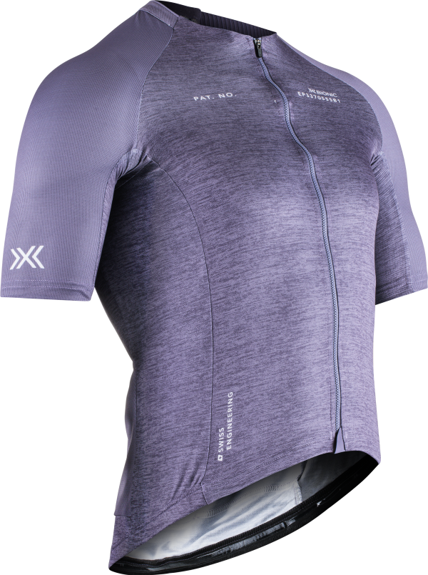 X-BIONIC Men CoreFusion Endurance Merino Jersey SH SL muted lavender melange XL