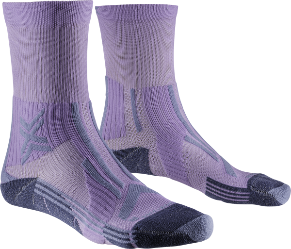 X-SOCKS Women Trail Run Perform Crew orchid/sunset blue 37-38