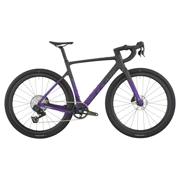 Scott Addict Gravel 20 - carbon black/indigo purple - S